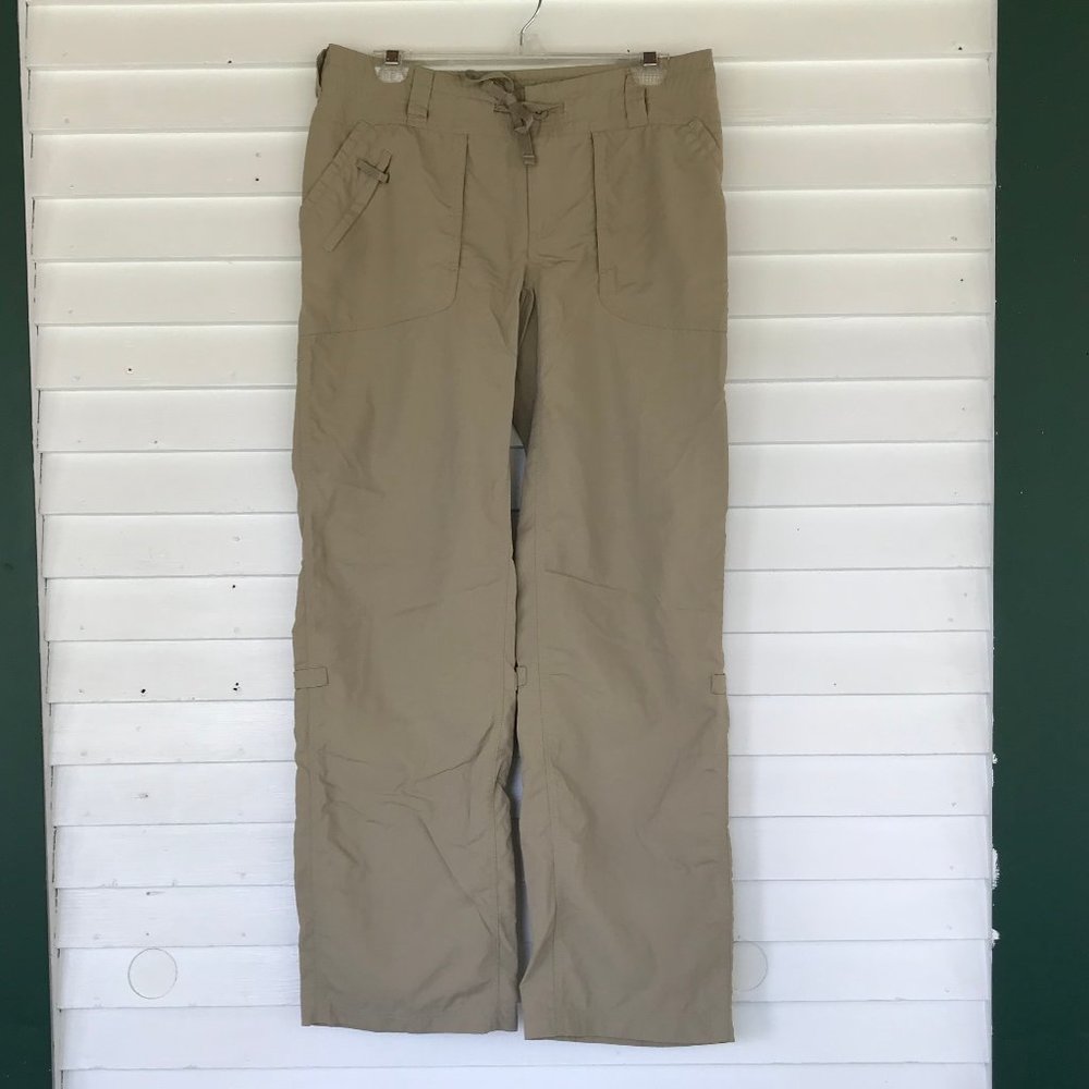The North Face Tan Nylon Hiking Pants Women's 8
